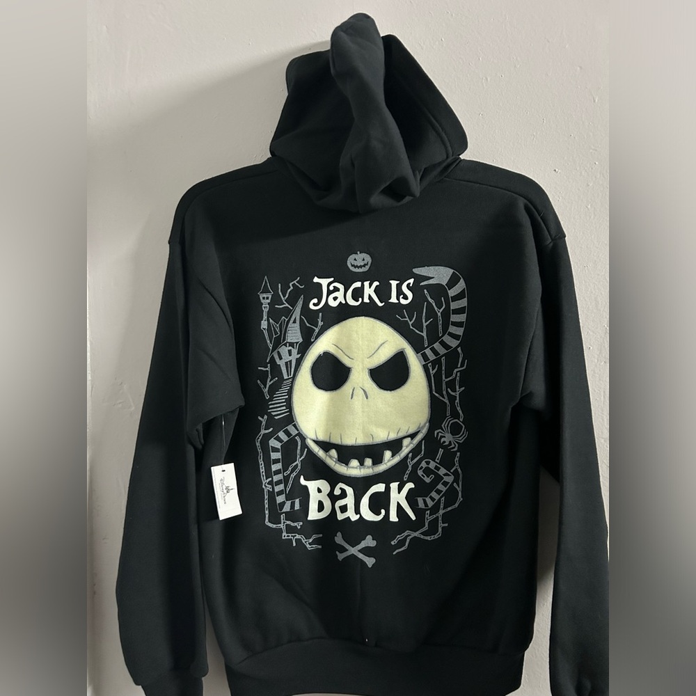 Disney Boys  Hoodie - Jack Skellington Zip Hoodie